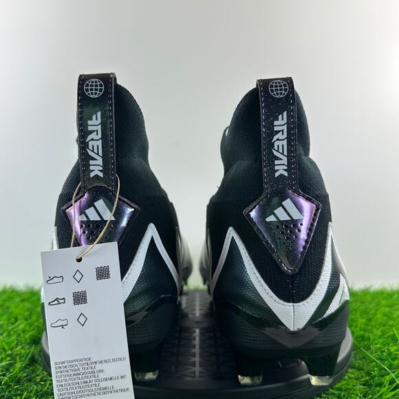 Adidas Freak Ultra 23 Inline Men Size 12 Black White Football Cleats GW4169 NEW - Picture 6 of 8